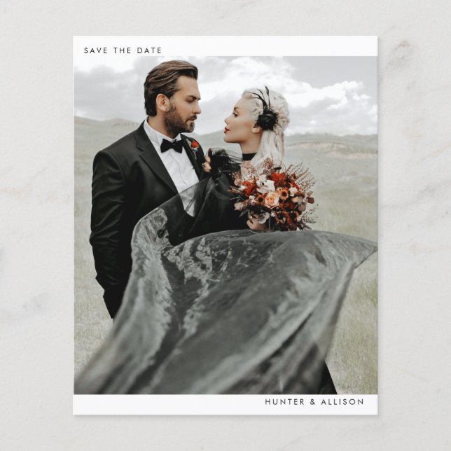 Budget Photo Save the Date Flyer (Front)