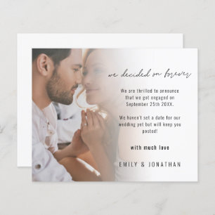 Budget Photo Script Engagement Annnouncement