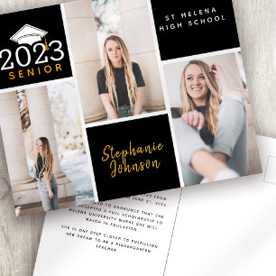 BUDGET Photo Senior Graduation Postcard