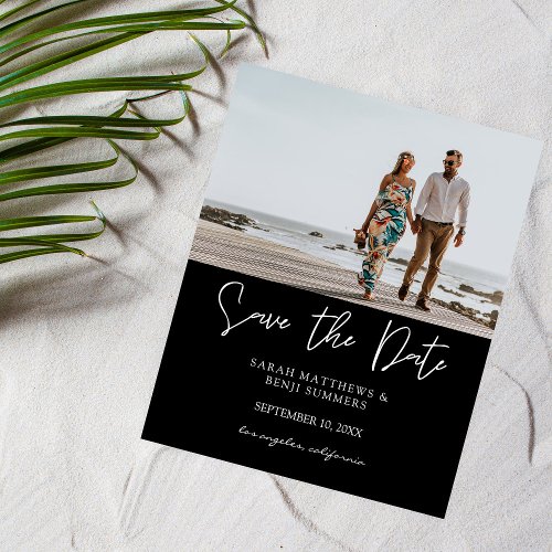 Budget Photo Typography Save the Date HB Flyer