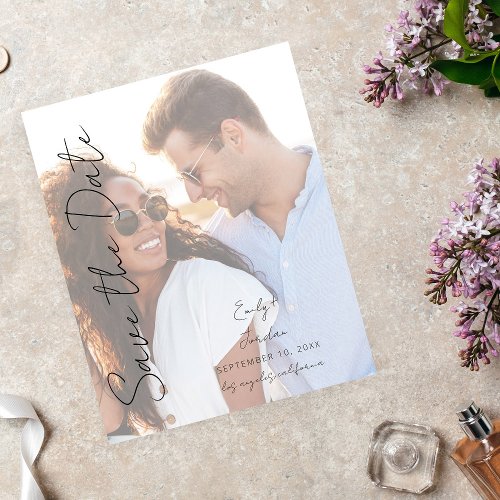 Budget Photo V MOD Chic 3 LG Save the Date  Flyer