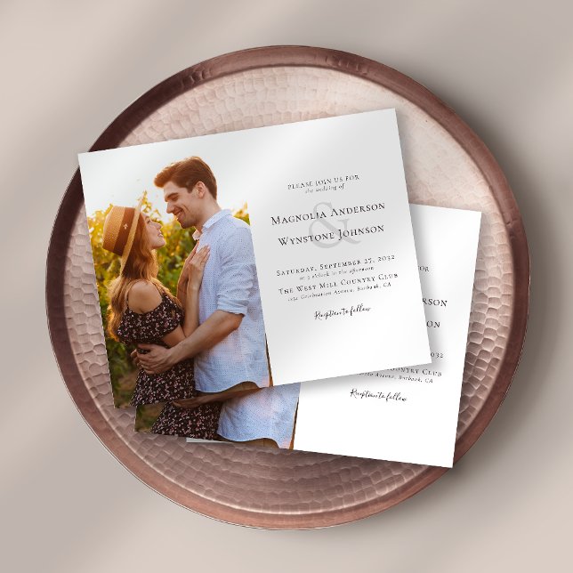 Budget Photo Wedding Invitation (Creator Uploaded)