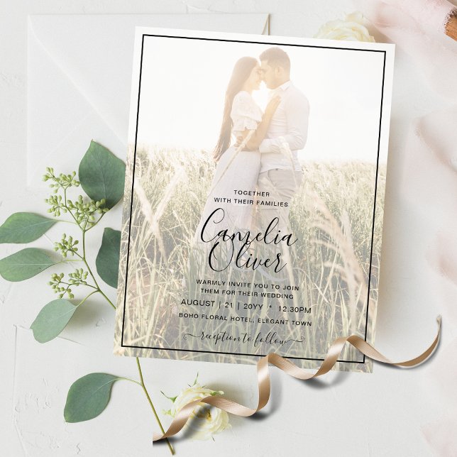 Budget Photo Wedding Invitations Rustic Mason Jars Flyer (Creator Uploaded)