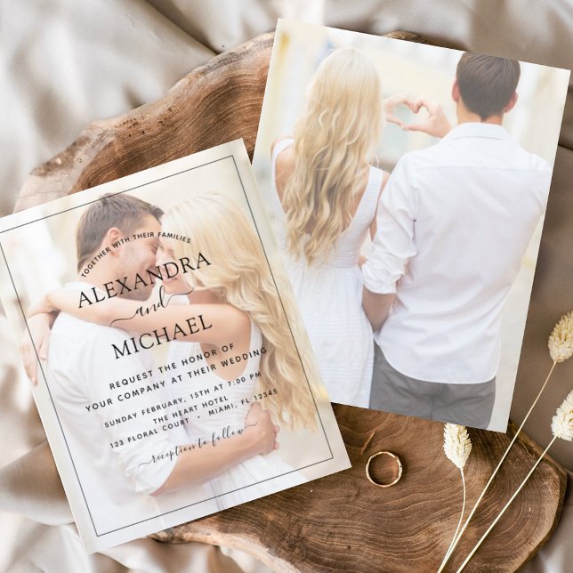 Budget Picture Photo Wedding Invitations (Creator Uploaded)