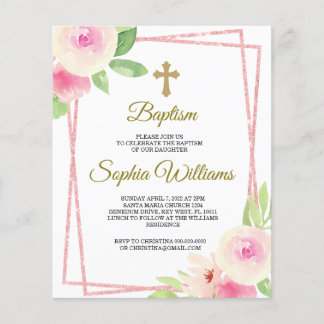 Budget Pink and Yellow Roses With Pink Frame 