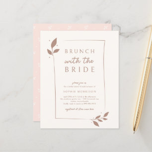 Budget Pink Botanical Brunch Bridal Shower