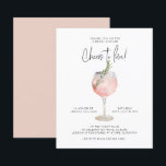 Budget Pink Cheers to Love Bridal Shower Invite<br><div class="desc">// Can be fully customized to suit your needs. Designed by Gorjo Designs via Zazzle. // Need help customizing your design? Got other ideas? Feel free to contact me (Zoe) directly.

THIS IS A BUDGET OPTION - PREMIUM OPTION ALSO AVAILABLE</div>