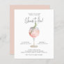 Budget Pink Cheers to Love Bridal Shower Invite