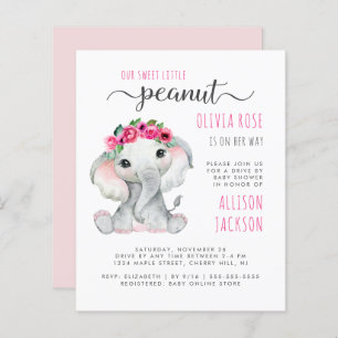 Budget Pink Elephant Girl Drive By Baby Shower