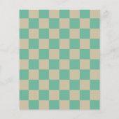 Budget Pink Mint Checkerboard Graduation Party (Back)