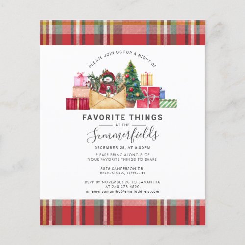 Budget Plaid Favorite Things Christmas Holidays