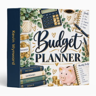 Budget Planner Savings & Finance 3 Ring Binder