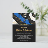 Budget Police Officer Graduation Party Invitation (Standing Front)
