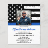 Budget Police Retirement Law Enforcement Invite (Front)