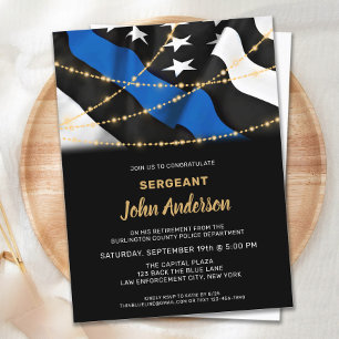 Budget Police Retirement Law Enforcement Invite