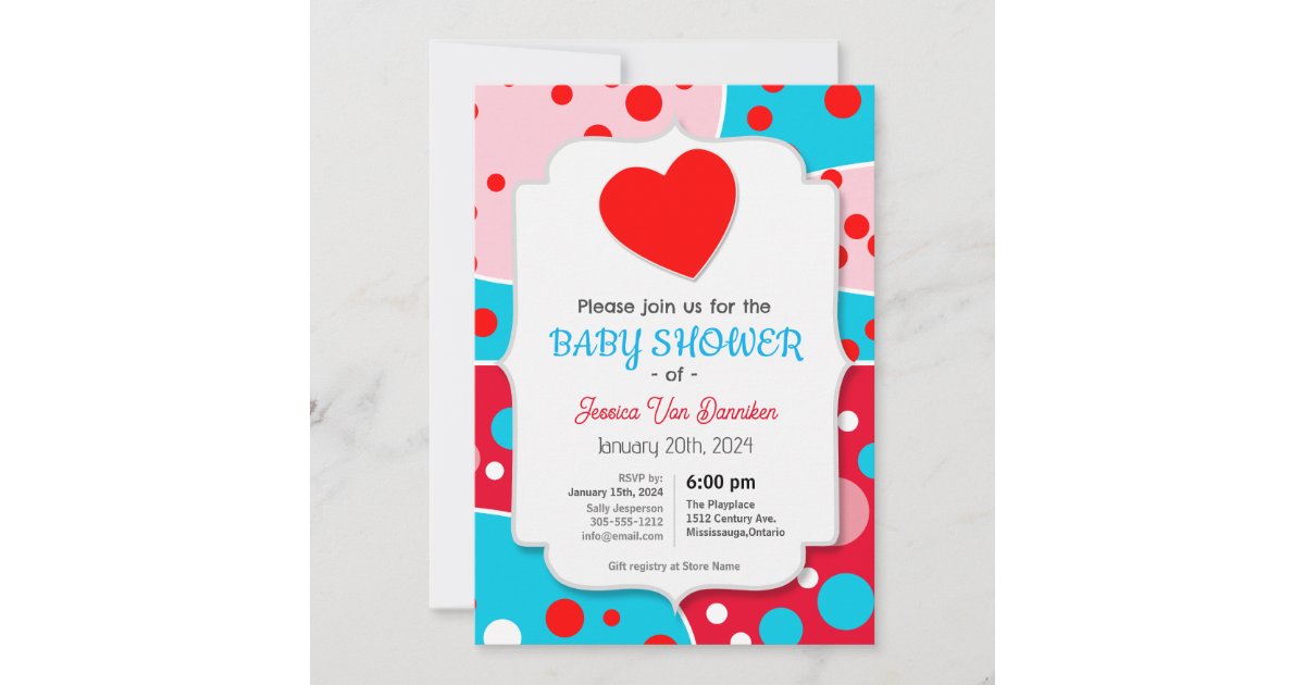 Budget Pop Art Baby Shower Invitation Invite Zazzle budget-pop-art-baby-shower-invitation-invite-zazzle