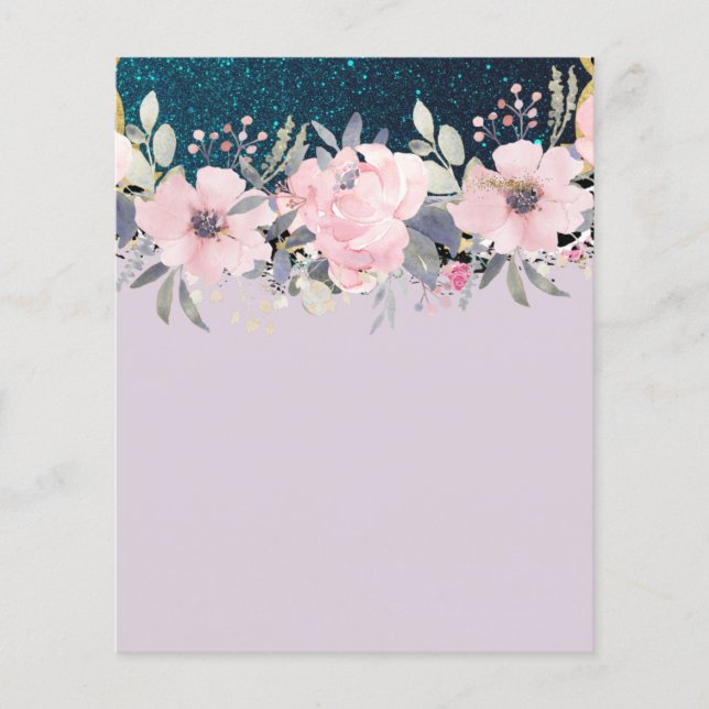 BUDGET Pretty Girly EVENT or BUSINESS Template Flyer (Front)