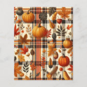 Budget Pumpkins Thanksgiving Dinner Invitation (Back)