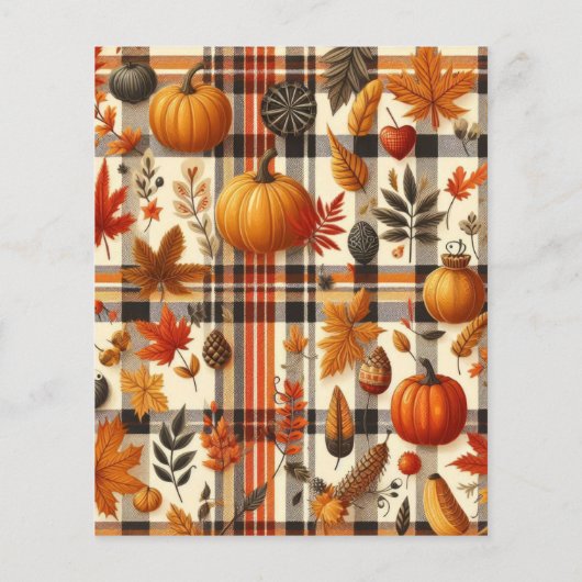 Budget Pumpkins Thanksgiving Dinner Invitation (Back)