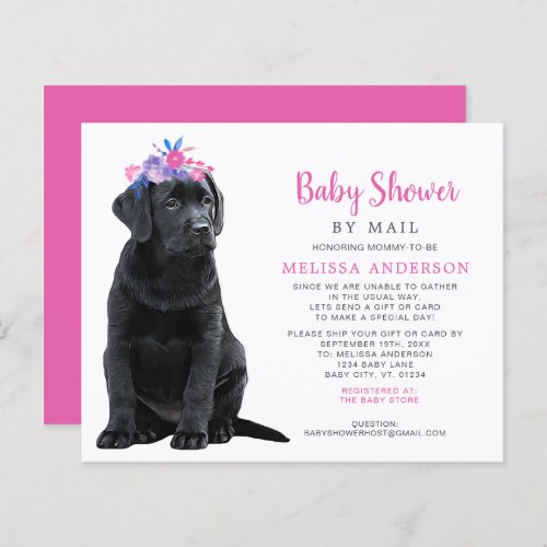 Budget Puppy Dog Pink Girl Baby Shower By Mail