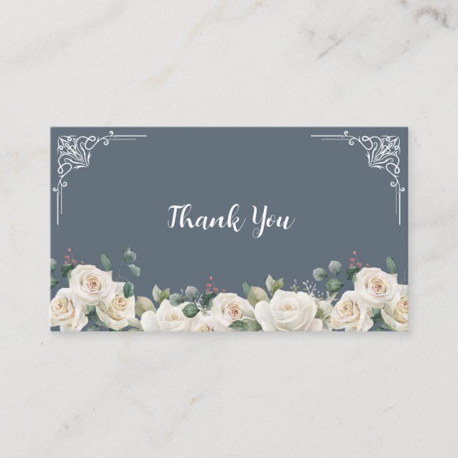 Budget Purple Florals Bridgerton Bridal Shower Enclosure Card (Front)