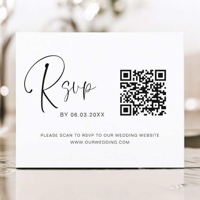 Budget QR Code RSVP Wedding Website (Creator Uploaded)