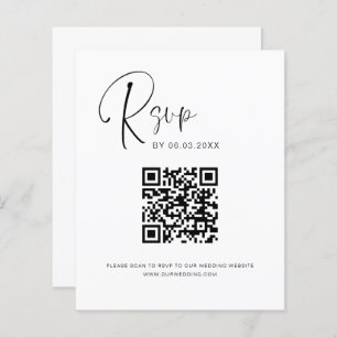 Budget QR Code RSVP Wedding Website