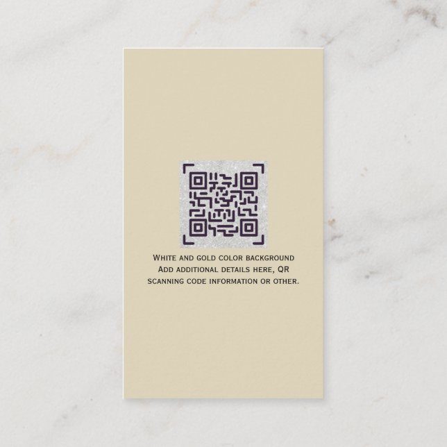 Budget QR Code Website RSVP Hotel Wedding Details  Enclosure Card (Back)