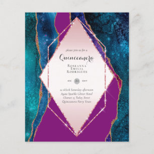 BUDGET QUINCEANERA - AGATE Sparkles Glamor Chic Flyer
