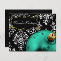 Budget Real Ornament Business Holiday Card