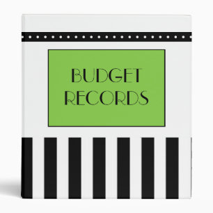 Budget Records 3 Ring Binder