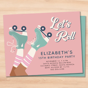 Budget Retro Roller Skating Birthday Party