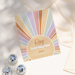 Budget Retro Sunshine Groovy Girl Birthday Party