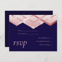 Budget Rose Gold Foil Look Geometric Wedding