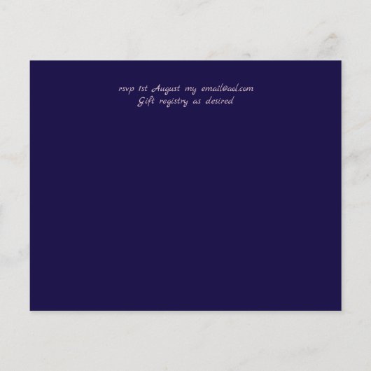 Budget Rose gold Glitter Foil Look Wedding (Back)