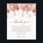 Budget Rose Gold Pink Balloons 21st Birthday Party<br><div class="desc">Get ready to unleash some laughter and gratitude with our Sixtieth Birthday Party Blush Pink and Rose Gold Balloons and Confetti Thank You Cards. These cards are the perfect blend of sophistication and humor, ensuring your thank yous are as memorable as your milestone celebration. The blush pink and rose gold...</div>