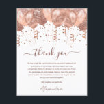 Budget Rose Gold Pink Balloons 21st Birthday Party<br><div class="desc">Get ready to unleash some laughter and gratitude with our Sixtieth Birthday Party Blush Pink and Rose Gold Balloons and Confetti Thank You Cards. These cards are the perfect blend of sophistication and humor, ensuring your thank yous are as memorable as your milestone celebration. The blush pink and rose gold...</div>