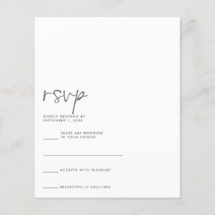 BUDGET RSVP Card Flyer