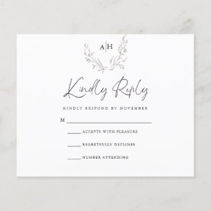 Budget RSVP Card Flyer