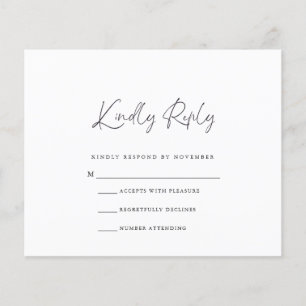 Budget RSVP Card Flyer
