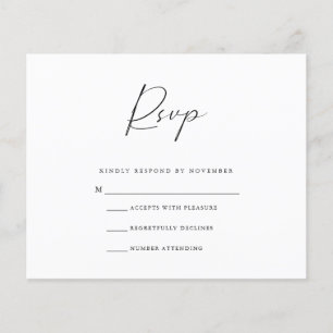 Budget RSVP Card Flyer