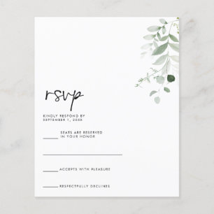 BUDGET RSVP Card Flyer
