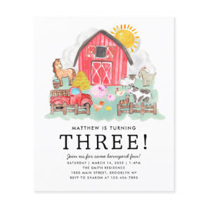 Budget Rustic Barnyard Animals Kids Farm Birthday