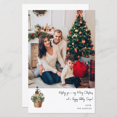 Budget Rustic Christmas Tree V Note Photo MED