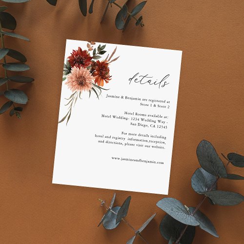 Budget Rustic Earth Florals Flyer