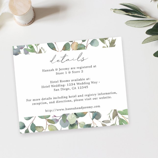 Budget Rustic Eucalyptus Details Flyer (Creator Uploaded)