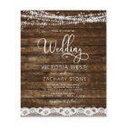 Budget Rustic Farmhouse String Lights Wedding
