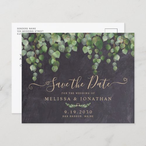 Budget Rustic Greenery Wedding Save The Date P