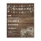 Budget Rustic Lights Mason Jars Wedding Invites