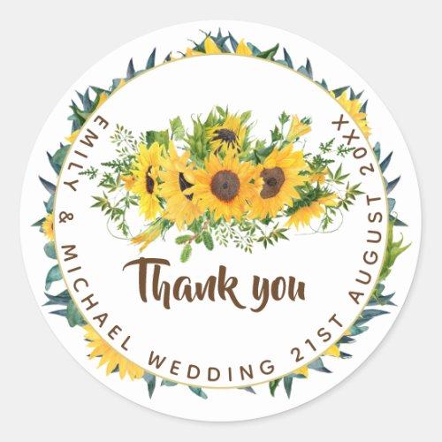 Budget Rustic Sunflowers Gift Favor Product Tags